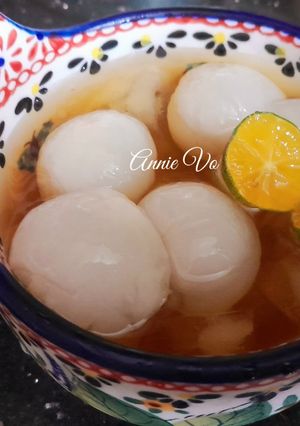 Hình của món Trà chanh trái vải.