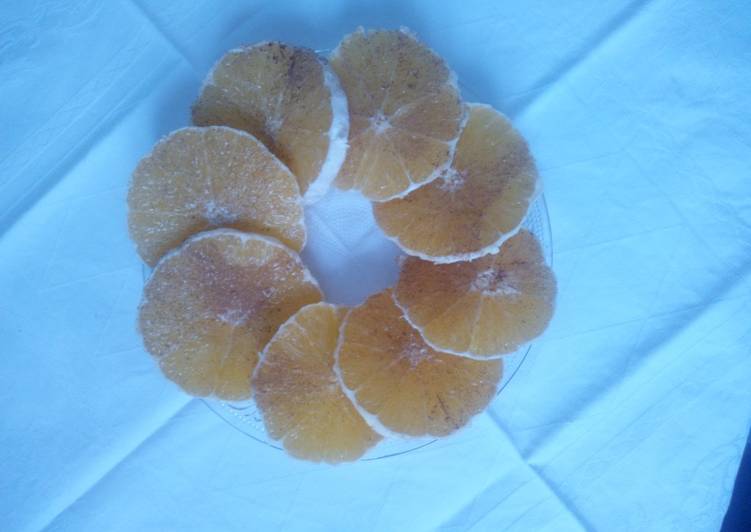 Oranges à la cannelle