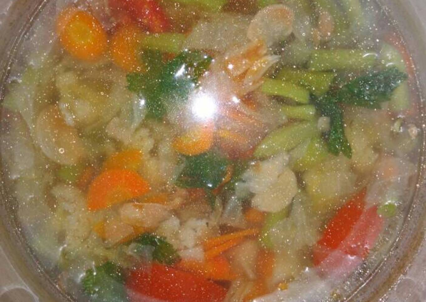 Sayur sop brokoli praktis