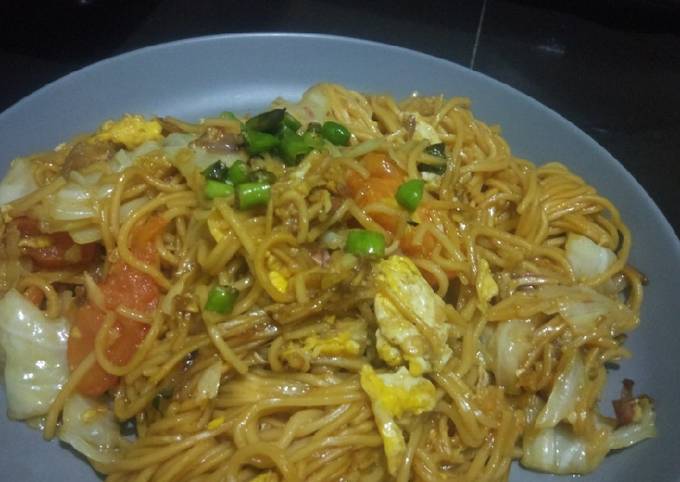 Langkah Mudah Memasak Resep Mie goreng jawa ala abang2 pinggir jalan