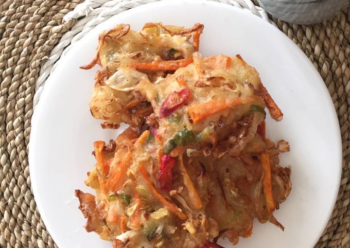 Resep Bala bala sayur udang Anti Gagal