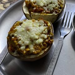 A picture of Eggplant boat.