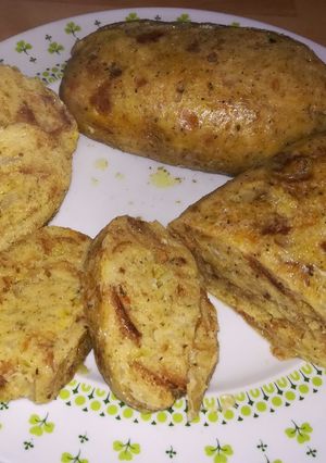 Húslevesben főtt töltelék recept fotója