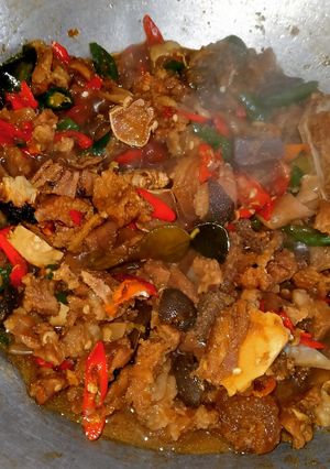 Foto resep Tumis kambing cabe ijo