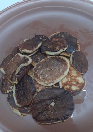 Una foto de Pancakes fit con 2 ingredientes
