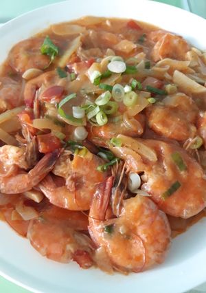 Foto resep Udang Asam Manis