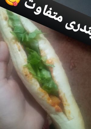 عکسی از دستور بندری متفاوت 😋 من‌دراوردی