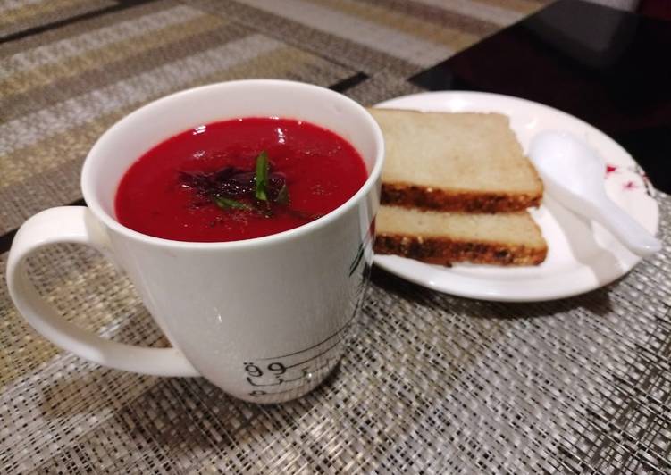 How to Make Homemade Beetroot and potato soup