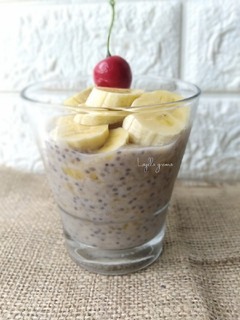 Foto resep Banana chia pudding