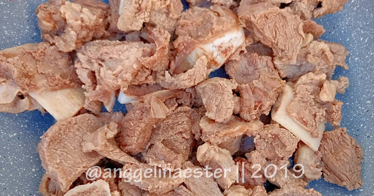  Resep  Tips Merebus Daging  tanpa  presto  oleh Anggelina 