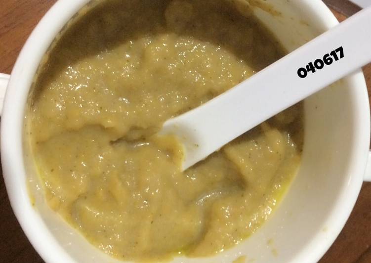 Resep: Mpasi 7m 4* kentang salmon brokoli wortel yang Renyah