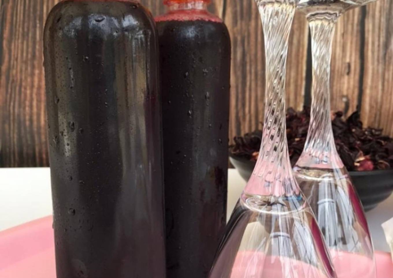 Fruity zobo drink