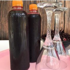 A picture of Fruity zobo drink.