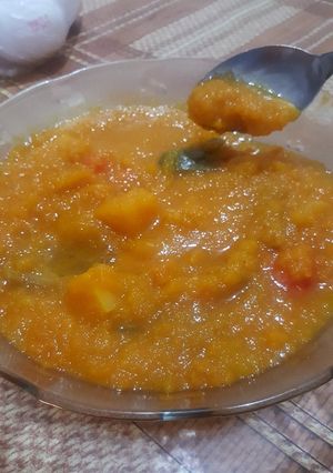 Una foto de Sopa Crema de zapallo