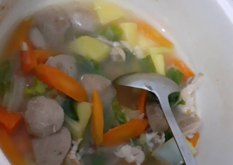 Sop Bakso Sayur