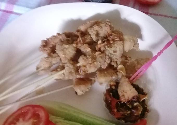 Resep: Sate pok pok sambel kecap Praktis