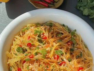 Spicy and Sour Chinese Potato Salad