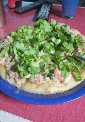 Una foto de Pizza primavera