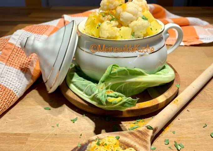 Blumenkohl Kartoffel Topf Rezept von MeinewildeKüche - Cookpad