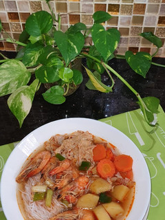Foto resep Sup Udang Pedas Bumbu Kari