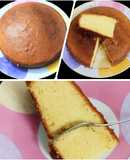 Vanilla sponge cake