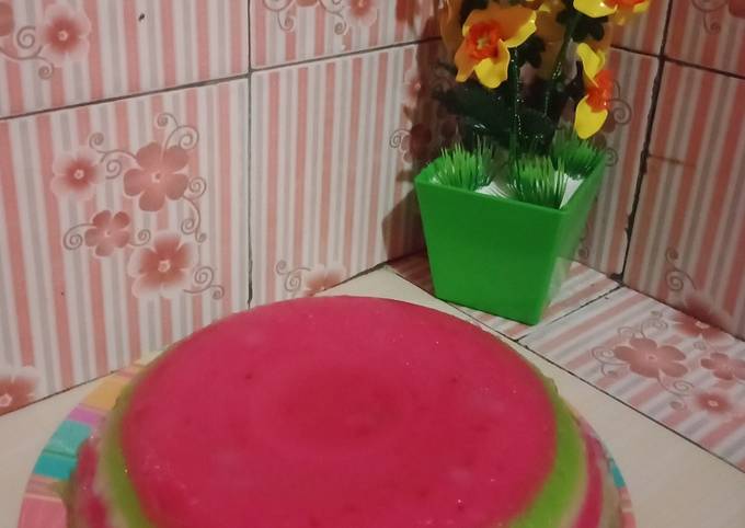 Anti Ribet, Membuat 3.Kue lapis tepung tapioka dan tepung terigu Murah