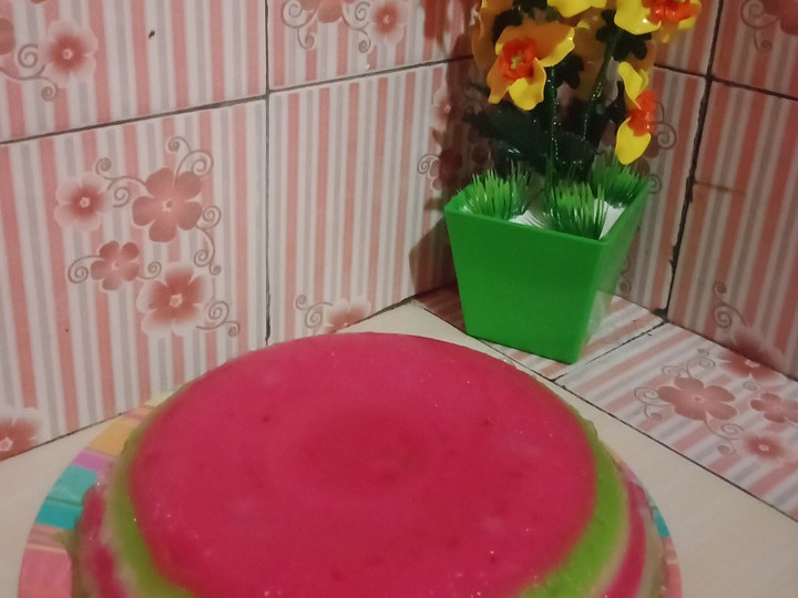 Anti Ribet, Membuat 3.Kue lapis tepung tapioka dan tepung terigu Murah