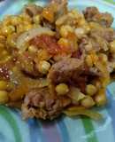 Garbanzos con chorizos