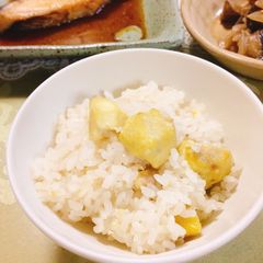 A picture of Chestnuts rice (Kuri Gohan).