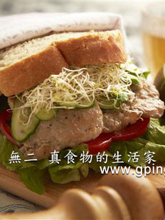 【無毒‧無二 真食物的生活家】生菜豬排吐司 的食譜成品照片