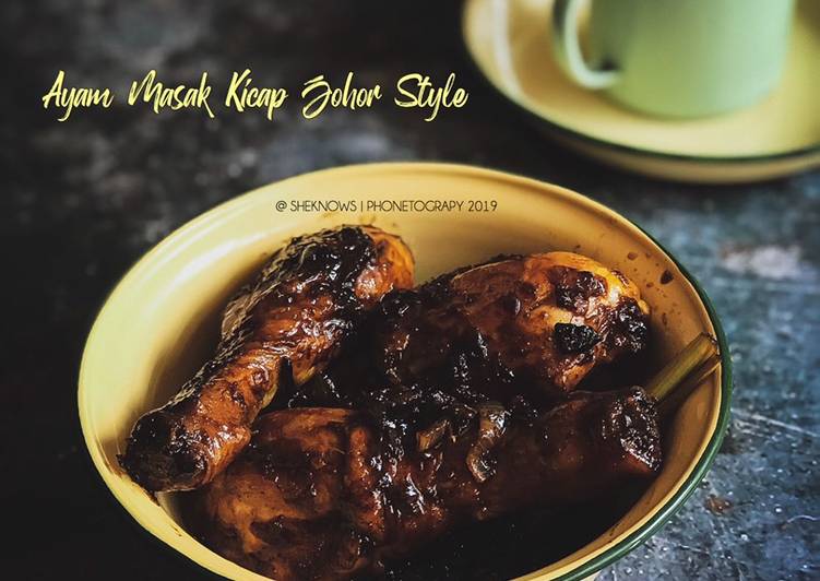 Arahan Memasak Ayam Masak Kicap Johor (Jawa Style) yang Sedap