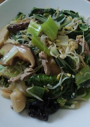 Foto resep 20. Tumis pokcoy daging