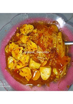 Foto resep Enoki saus pedas