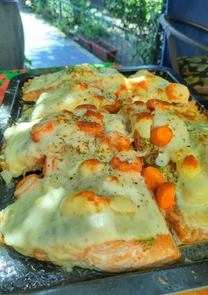 Una foto de Salmón al horno🍣