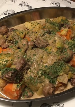 Une photo de Potjiekos à ma façon (plat d Afrique du Sud largement revisité)