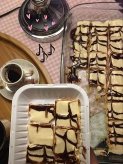 صورة لوصفة حلى بارد بالبسكويت