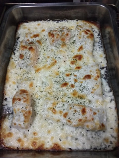 Una foto de Bacalao con costra de alioli