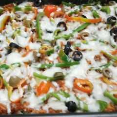Pasta Pizza A picture of Pasta Pizza.
