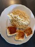 Mini Cordon Bleu and Buttered Elbow Macaroni