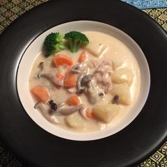 Cream stew A picture of Cream stew.
