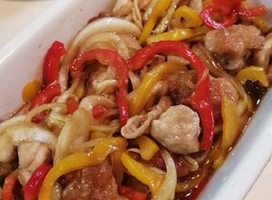 Foto resep Japanese Chicken Nanban with Paprika