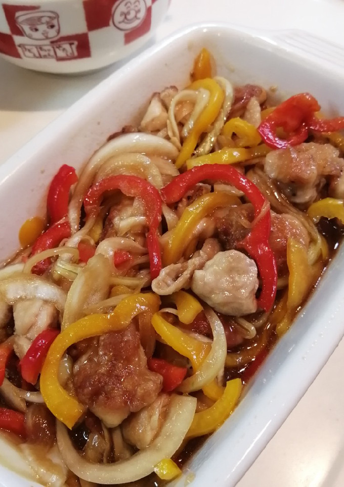Foto resep Japanese Chicken Nanban with Paprika