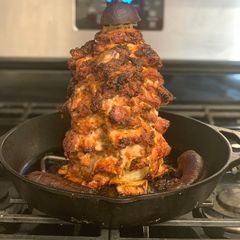 A picture of Turkish Doner (Shwarma).