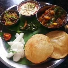 A picture of Jackfruit pottao gravy Masala.