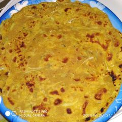 A picture of Lauki paratha.