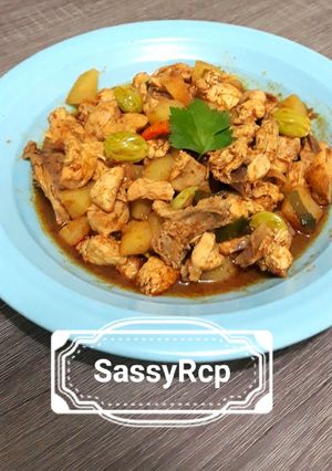Foto resep Ayam Sambal goreng (bumbu instant)