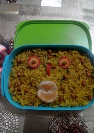 A picture of Lemon rice.
