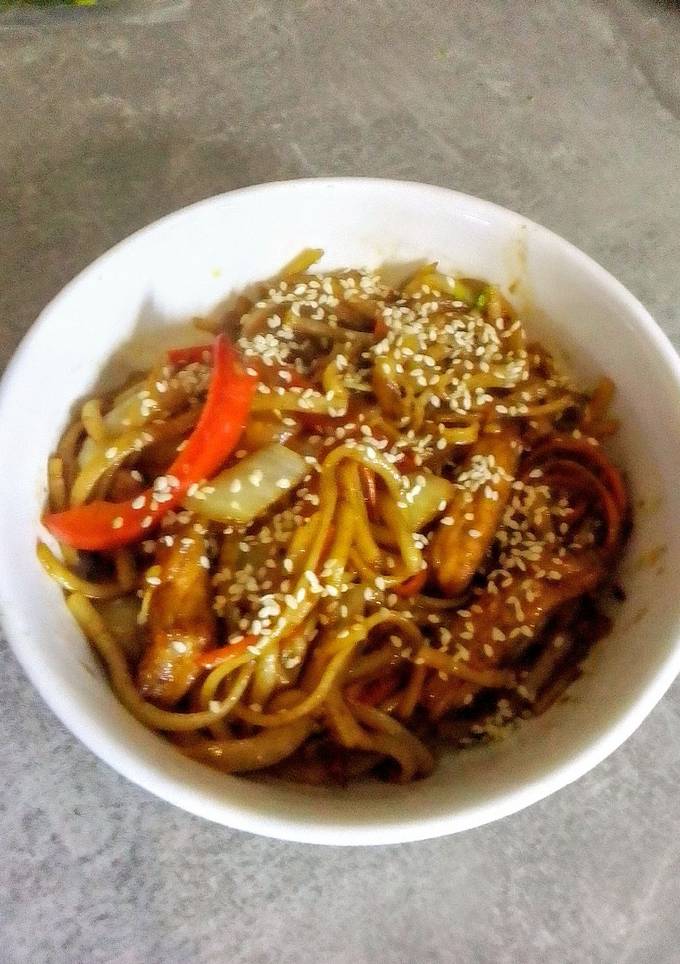 Удон з куркою
