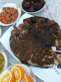 عکسی از دستور ماهی شکم پر