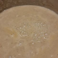 A picture of Parsnip, lentil and cream soup.
